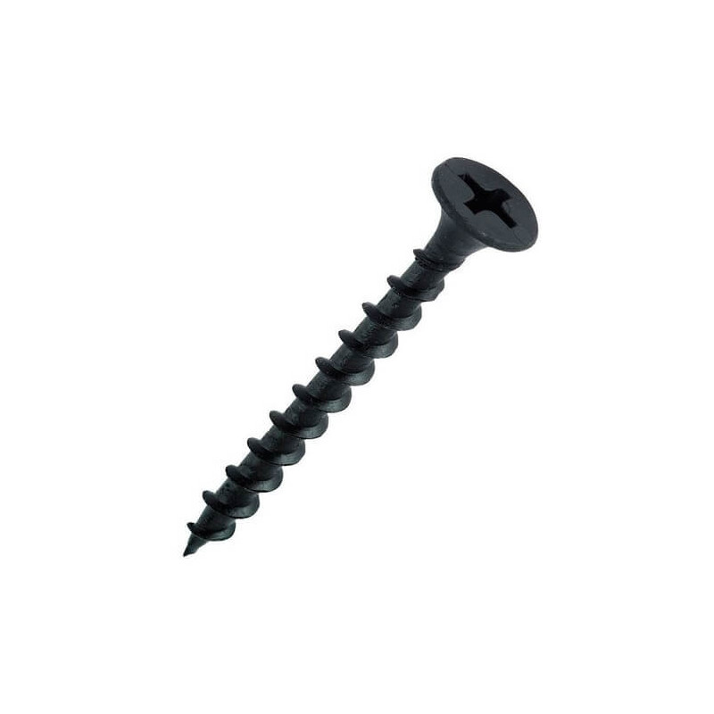 Tornillo autoperforante CASERMEIRO para madera 8x 1 3/4 negro