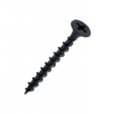 Tornillo autoperforante CASERMEIRO para madera 8x 1 3/4 negro