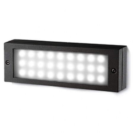 Aplique CANDIL B4615 NT Dude exterior Led smd 5.4w 3000k Negro