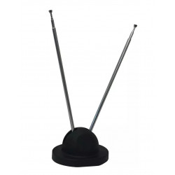 Antena doble ZURICH ANT00204 con base portátil