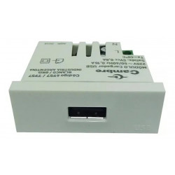 Módulo toma usb cambre sxxi/ii bauhaus 220v gris