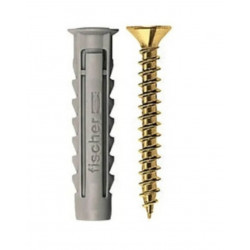 Taco FISCHER S8C de nylon con clavo + tornillo 40x8mm