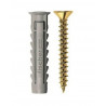 Taco FISCHER S8C de nylon con clavo + tornillo 40x8mm