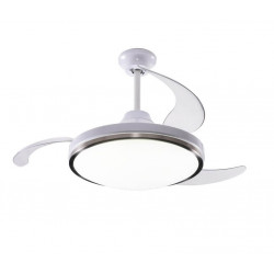 Ventilador de techo peabody pe-vtr425 retractil con luz led