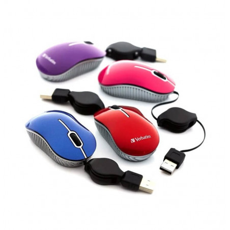 Mini mouse VERBATIM óptico de viaje USB