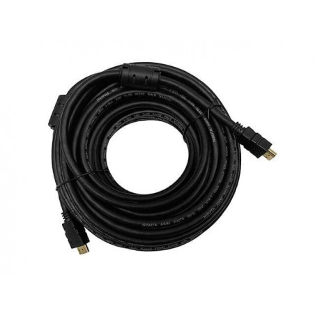 Cable HDMI NISUTA 20m dorado con filtros 2160P
