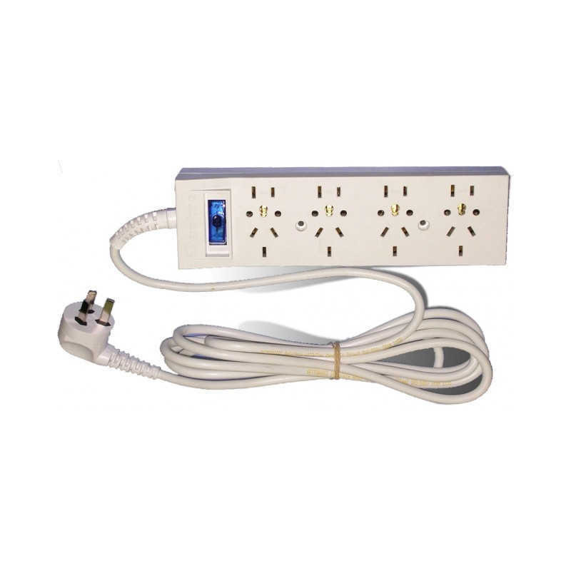 Prolongador CAMBRE 4 tomas con base múltiple 10A 220V cable 3 metros Prolongador CAMBRE 4 tomas con base múltiple 10A 220V cable 3 metros
