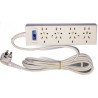 Prolongador CAMBRE 4 tomas con base múltiple 10A 220V cable 3 metros