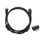 Cable HDMI NISUTA 3m dorado con filtros 2160P