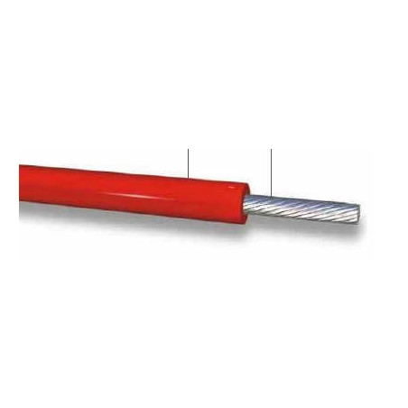 Cable INDUSIL SILICONADO alta temperatura 1x1.50 mm2 (-60 + 180° c)