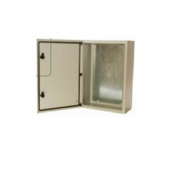 Gabinete GENROD metálico estanco 45x60x15cm con visor de vidrio templado