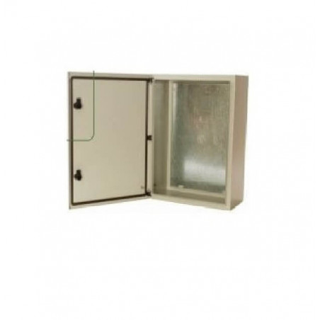 Gabinete GENROD metálico estanco 45x60x15cm con visor de vidrio templado