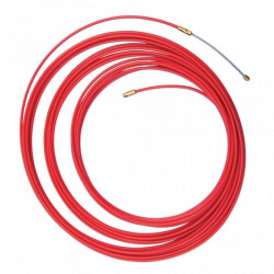 Cinta pasacable VIYILANT plástica 20 m diametro 4 mm rojo