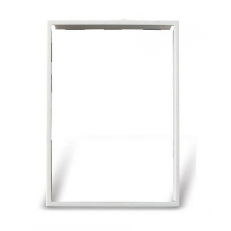 Ribete terminación CAMBRE BAUHAUS 4 módulos blanco