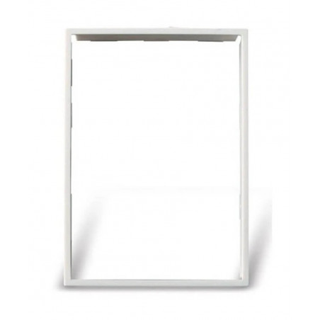 Ribete terminación CAMBRE BAUHAUS 4 módulos blanco