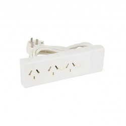 Prolongador binorma richi 3 modulos 2.5m con interruptor termico y cable de 0.75