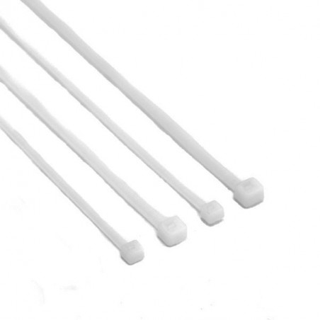 Precinto HELLERMANN blanco alt-1 100x2.5mm uso22mm 8kgf