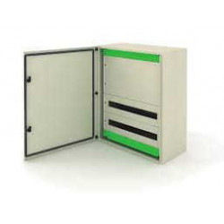 Gabinete GENROD metálico estanco para 15 térmicas bipolar 30x45x10cm