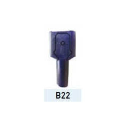 Terminal extraíble macho cubierto lct b22 1 - 2,5 mm2 azul