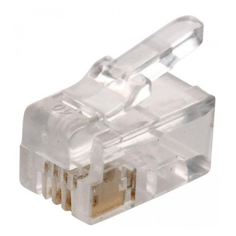 Conector americano rj9 4 contactos para micro