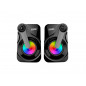 Parlante NISUTA 3.5mm para pc con leds RGB