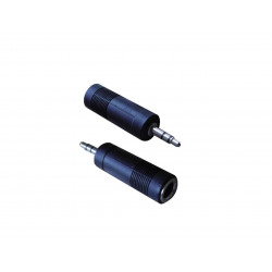Adaptador NISUTA NSADST36 AUX 3.5mm macho a 6.3mm hembra