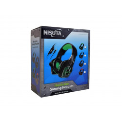 Auricular gamer NISUTA NSAUG350 con micrófono colores varios