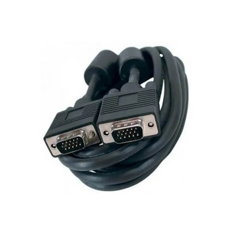 Cable vga nisuta nscvga para monitor 1.5m con filtro