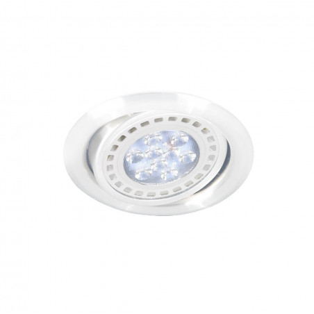 Spot SAN LORENZO embutido para 1 luz GU10 AR111 orientable blanco
