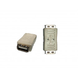 Adaptador USB 2.0 NISUTA NSADUSHH hembra a hembra