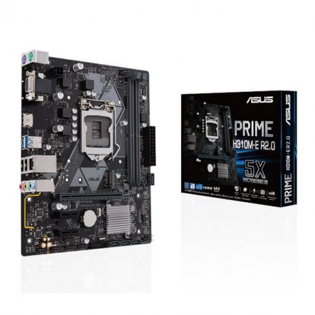 Placa madre asus prime h310m-e r2.0 ddr4 intel 1151 8va/9na gen 1