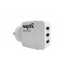Cargador NISUTA 3 puertos usb 3.4A