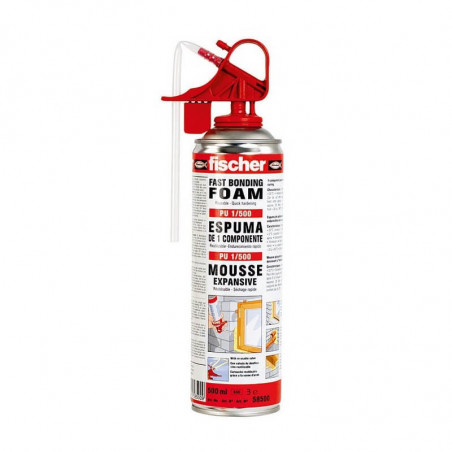 Espuma FISCHER PU 1/500 de poliuretano expandido en aerosol