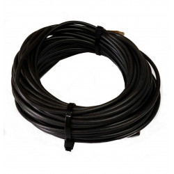 Cable unipolar 1mm2 negro rollo 5 metros