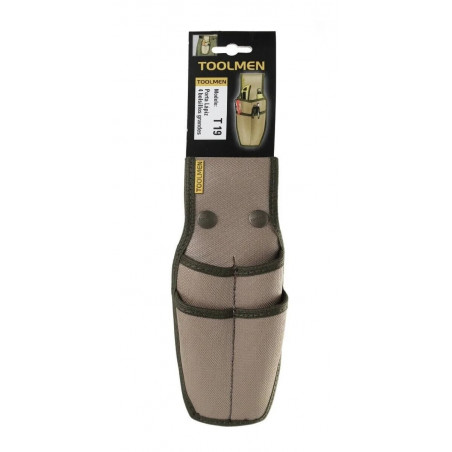 Porta Lapiz TOOLMEN T19 Con 4 Bolsillos Grandes