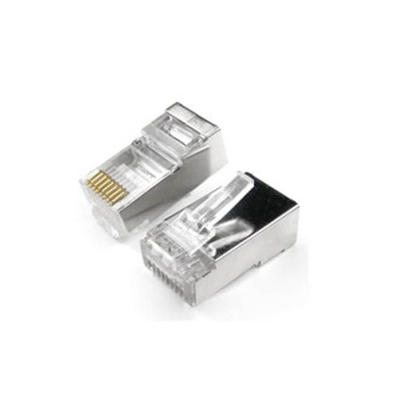 Conector NISUTA rj45 cat 5E 50 micrones