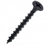 Tornillo autoperforante para madera 8x 1 1/4 negro