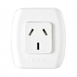 Llave exterior KALOP TEKNA de 1 toma combinada color blanco