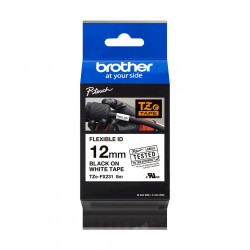 Repuesto brother para rotuladora tze-fx231 (12mm x 8m) laminada flexible