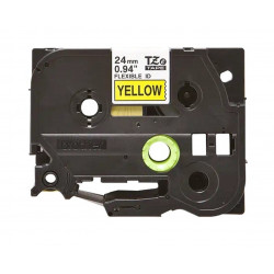 Repuesto BROTHER para rotuladora tze fx651eu 24mm negro/amarillo