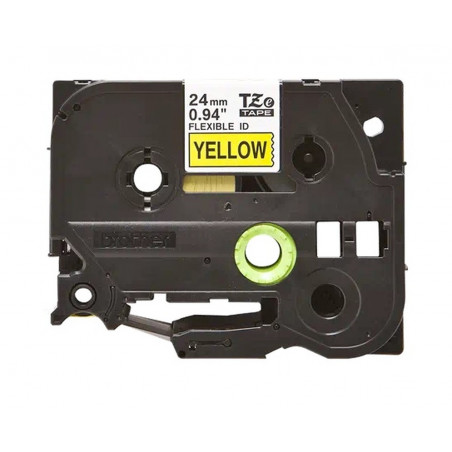 Repuesto BROTHER para rotuladora tze fx651eu 24mm negro/amarillo