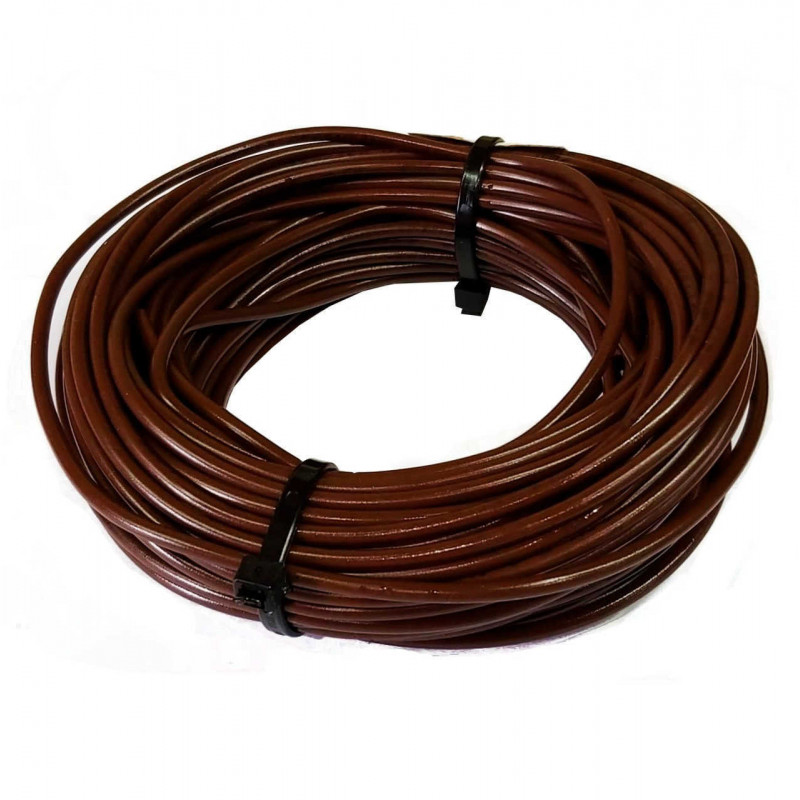 Cable unipolar de 1,00mm2  x  20mts  color marron