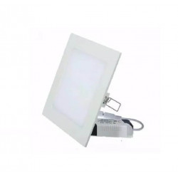 Panel embutido led SILVERLIGHT SLDLC12WC cuadrado 12w 3000k luz cálida
