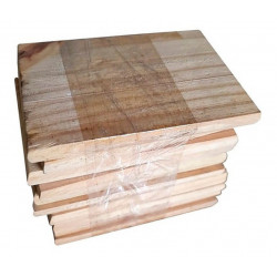 Roseta de madera 7x11cm