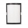 Difusor FERROLUX PARIS para 1 luz E27 blanco con borde negro