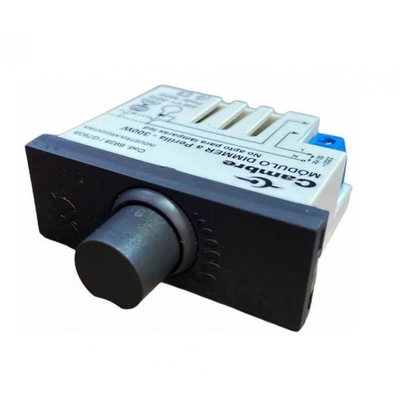 Módulo dimmer CAMBRE lumínico 300W gris