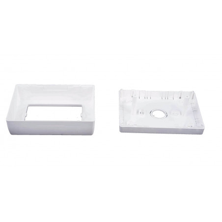 Caja para bastidor DEXSON de superficie universal 10x5cm blanco