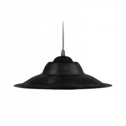 Colgante ferrolux c-136neg e27 chapa 32cm negro