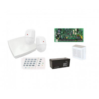Kit PARADOX combo k636 sp4000 +2 antimasc + teclado + bateria + 1 sirena + 1 magnetico