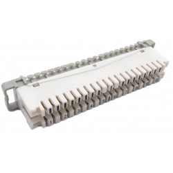 Regleta p/10 de conexion 10 pares de corte y prueba tipo krone